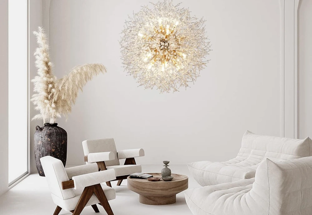 gold globe chandelier