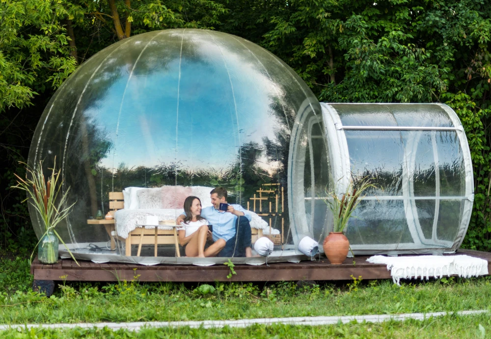 glamping bubble tent near me